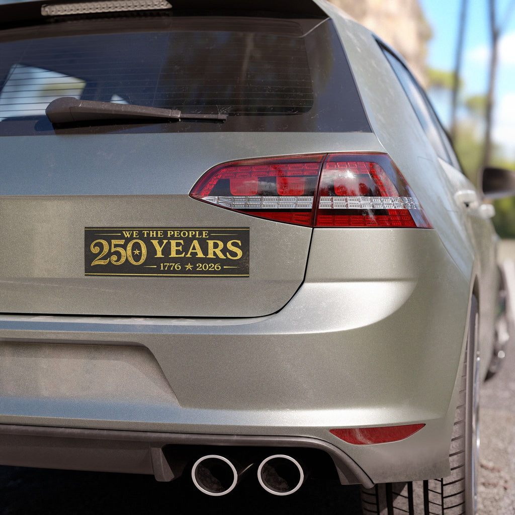 We The People 250 Years Car Magnet