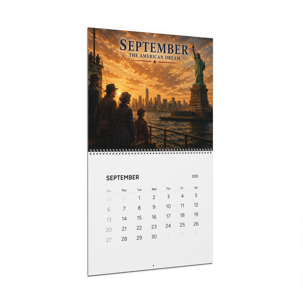 Wall Calendar 14" x 11.5" Glossy