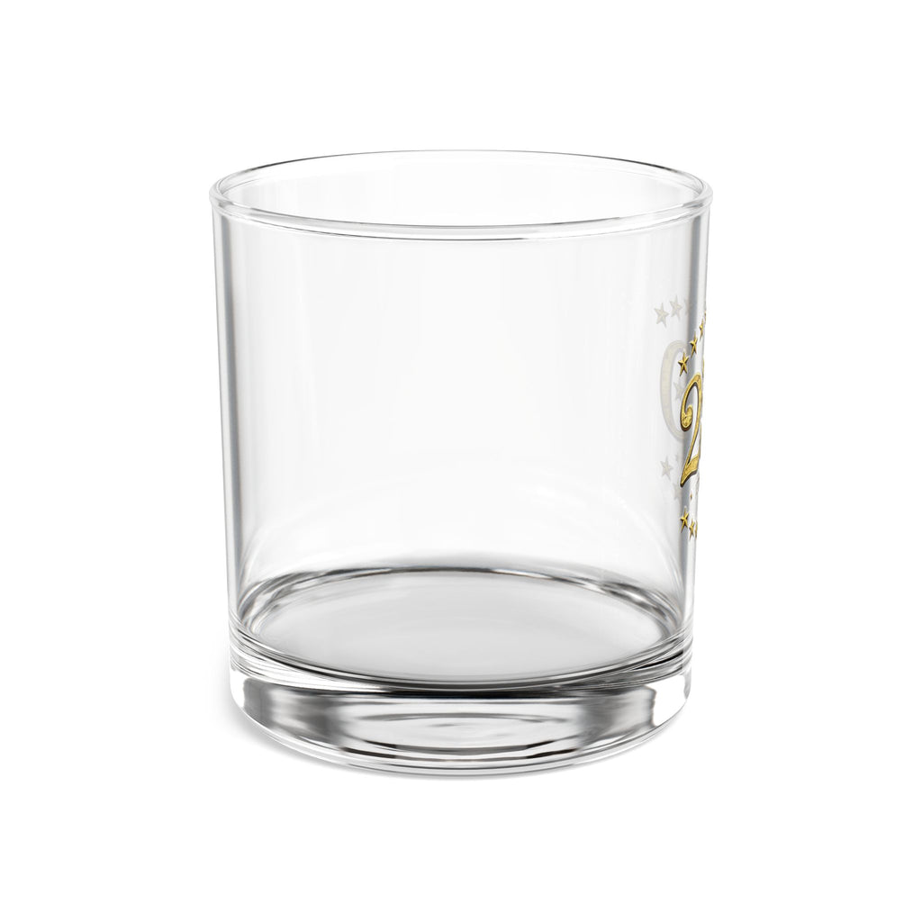 250 Anniversary Rocks Glass – Gold Emblem 10 oz