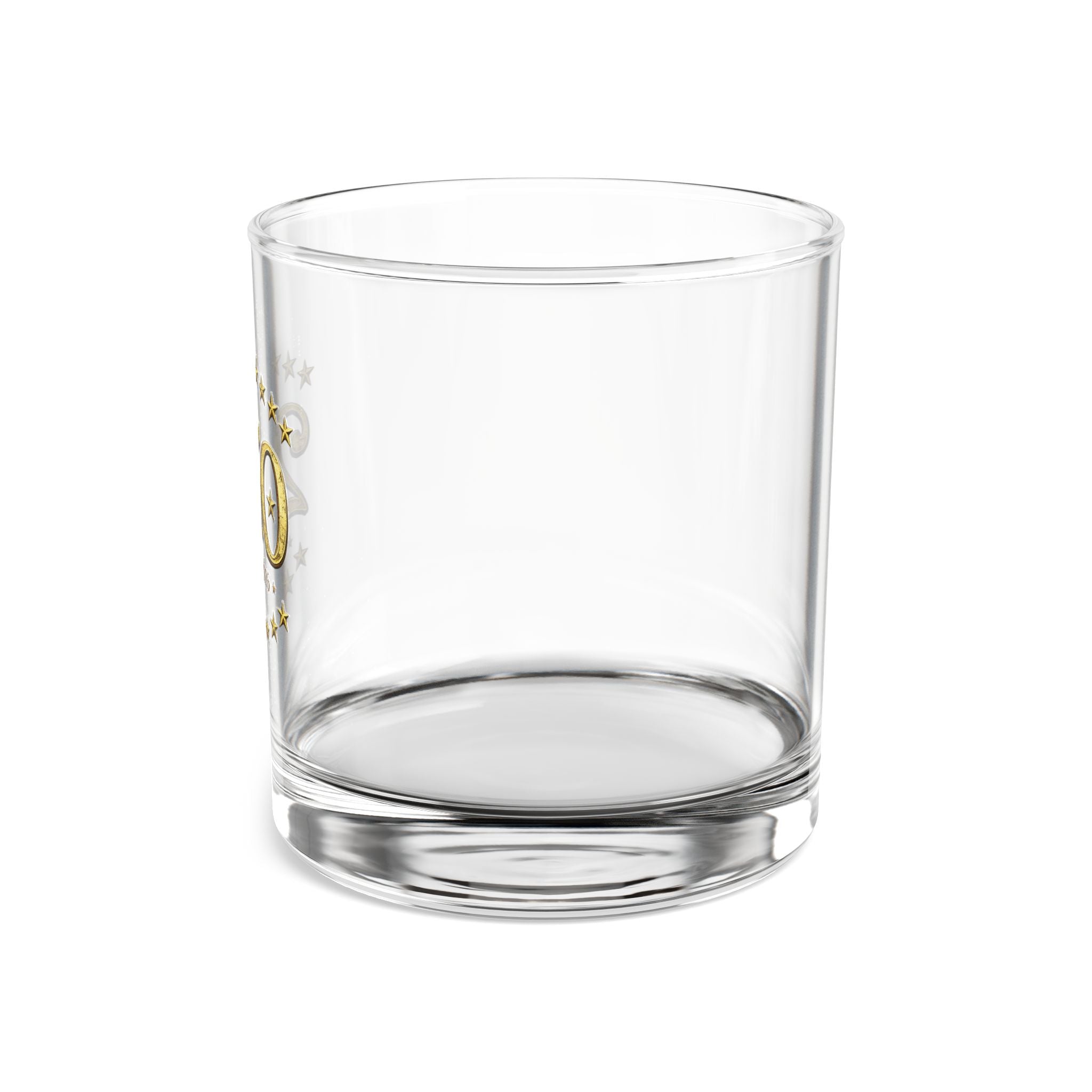 250 Anniversary Rocks Glass – Gold Emblem 10 oz