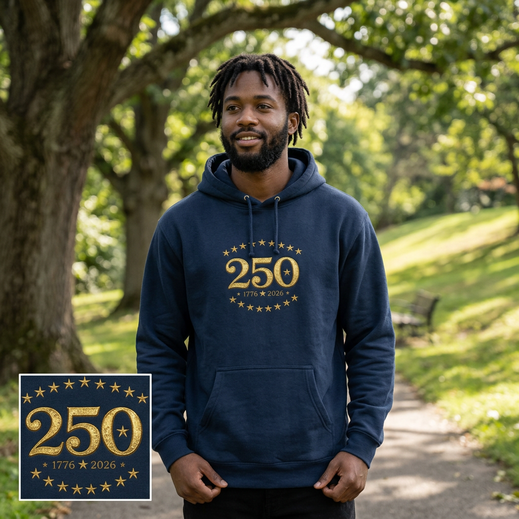 250th Anniversary Hoodie — 1776–2026 Pullover