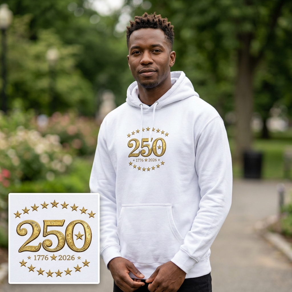250th Anniversary Hoodie — 1776–2026 Pullover